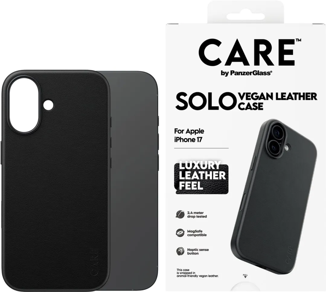 PanzerGlass CARE Solo Case iPhone 17 - Zwart - afbeelding 3 van 5