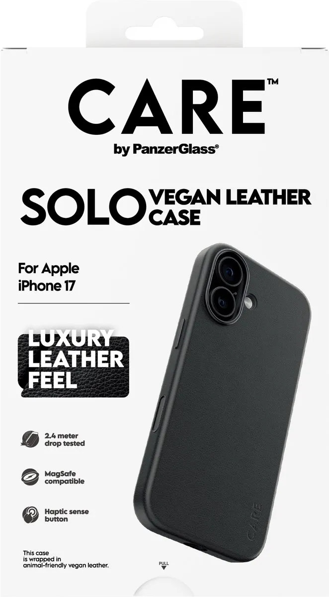 PanzerGlass CARE Solo Case iPhone 17 - Zwart - afbeelding 2 van 5