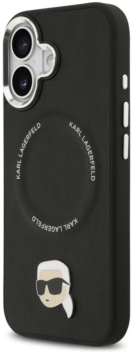 Karl Lagerfeld iPhone 17 Hoesje - MagSafe - Zwart - afbeelding 6 van 6