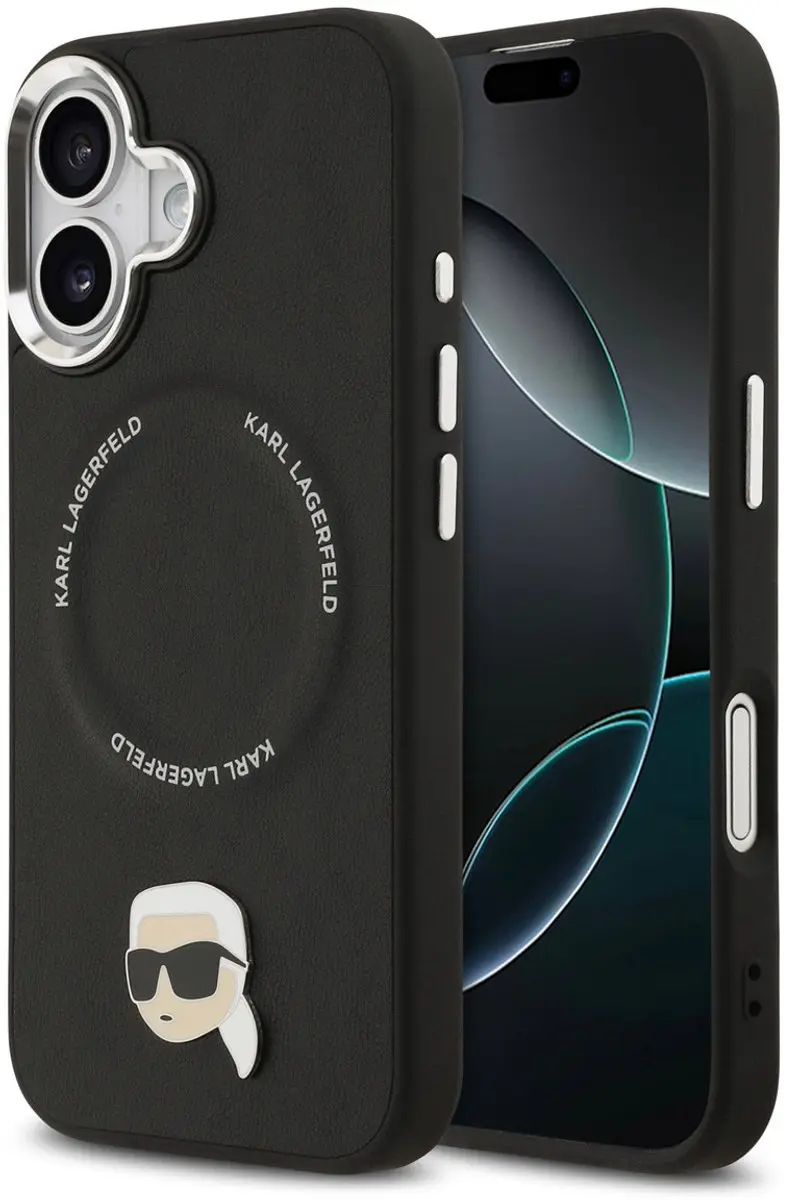 Karl Lagerfeld iPhone 17 Hoesje - MagSafe - Zwart