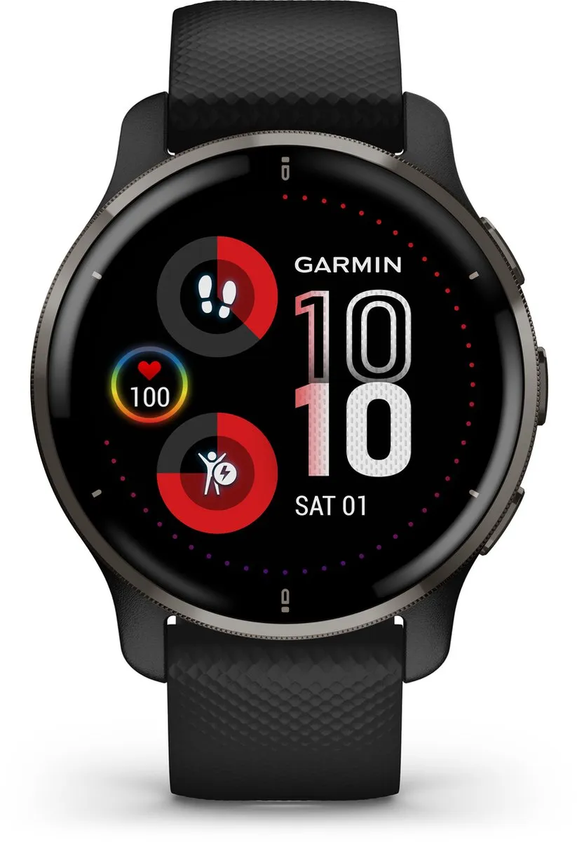 Garmin Venu 2 Plus Smartwatch - Zwart