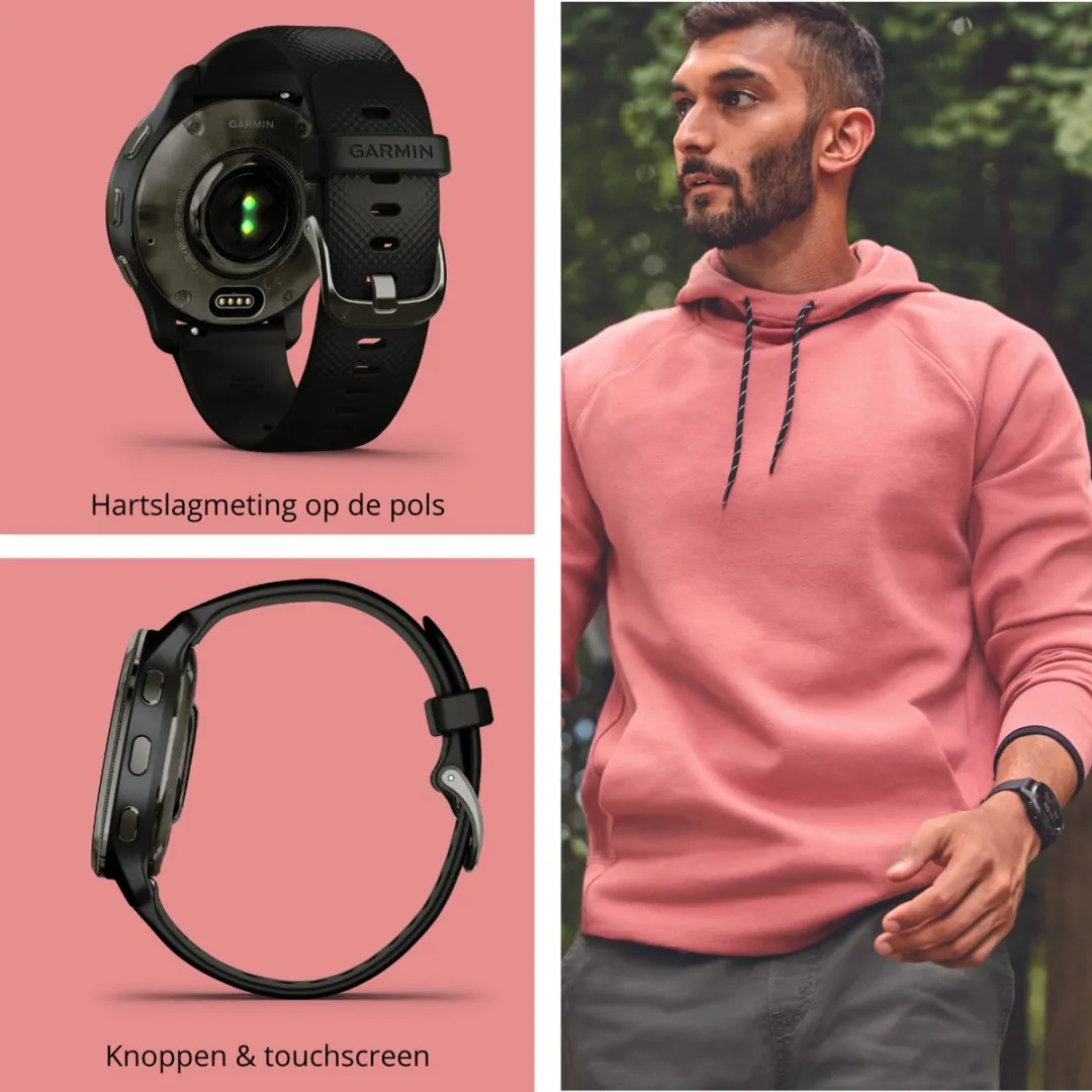 Garmin Venu 2 Plus Smartwatch - Zwart - afbeelding 4 van 6