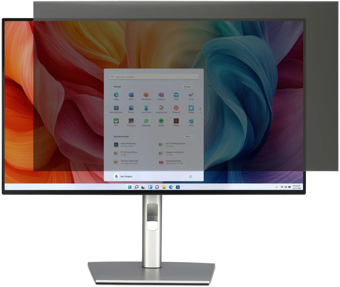 Kensington HC220A1610E Privacyfilter 22" - 16:10 - Zwart