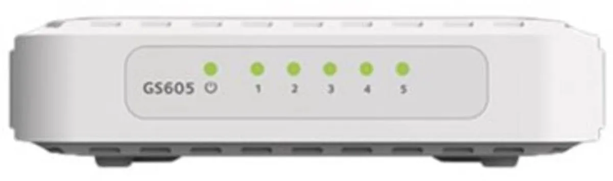 Netgear GS605-400PES Unmanaged Switch 5x 1Gbps - 5 PoE-poorten