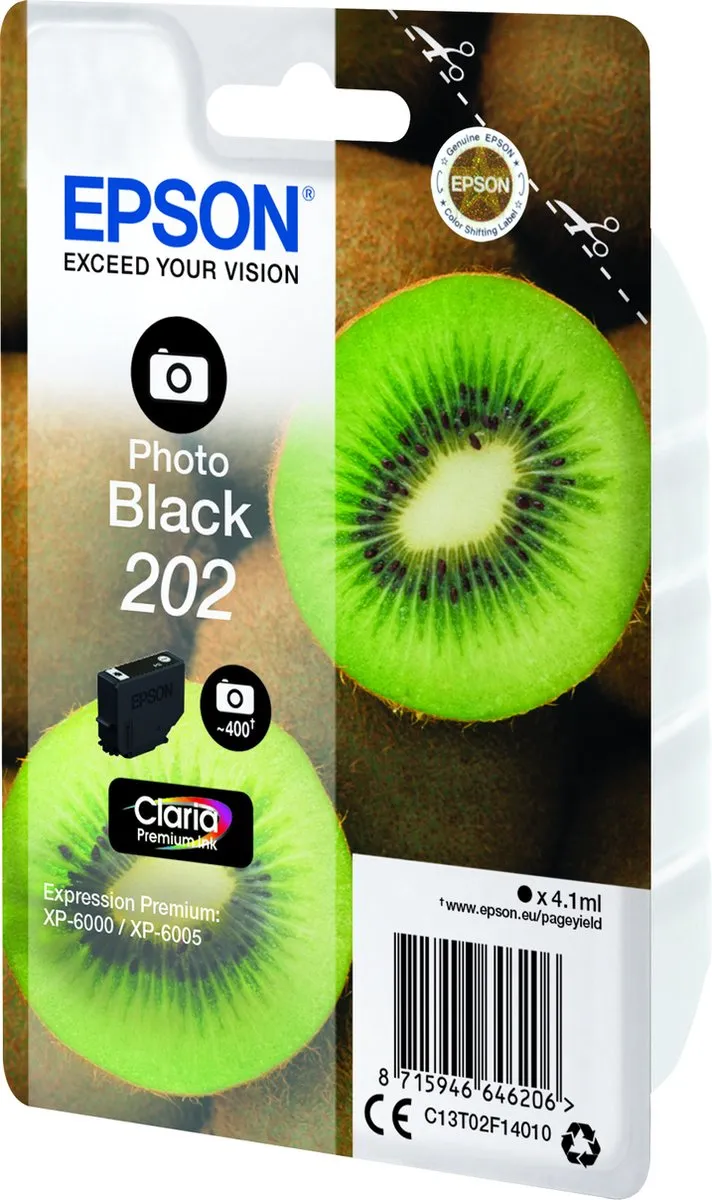 Epson C13T02F14010 Inktcartridge Foto Zwart