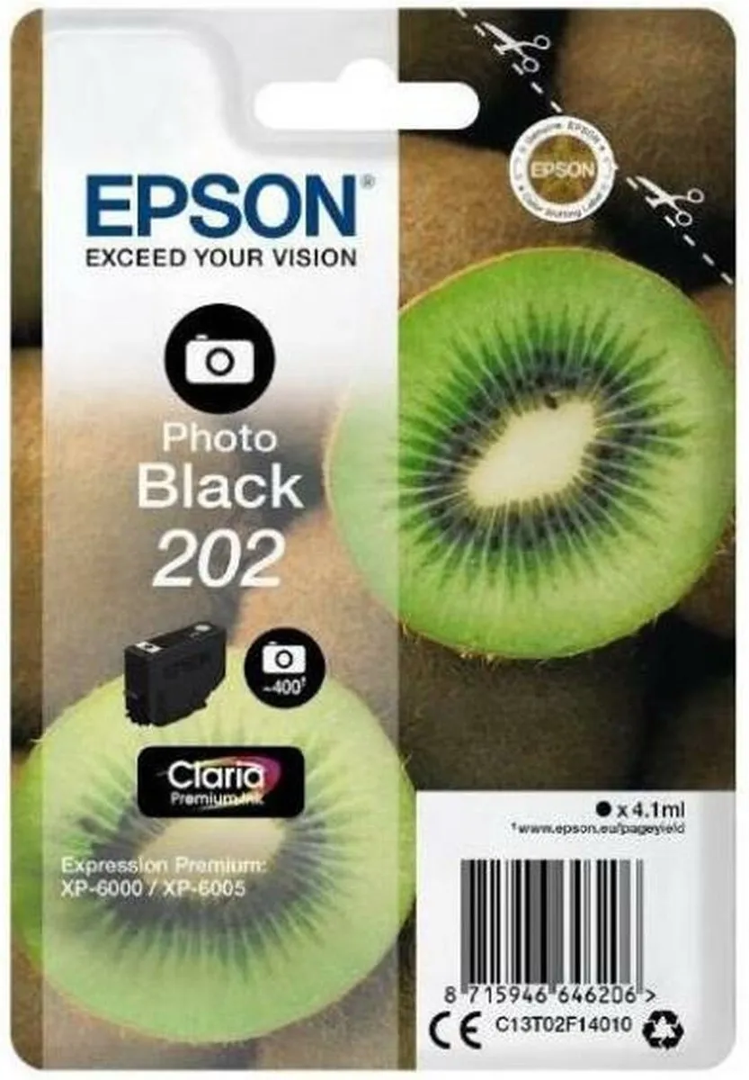 Epson C13T02F14010 Inktcartridge Foto Zwart