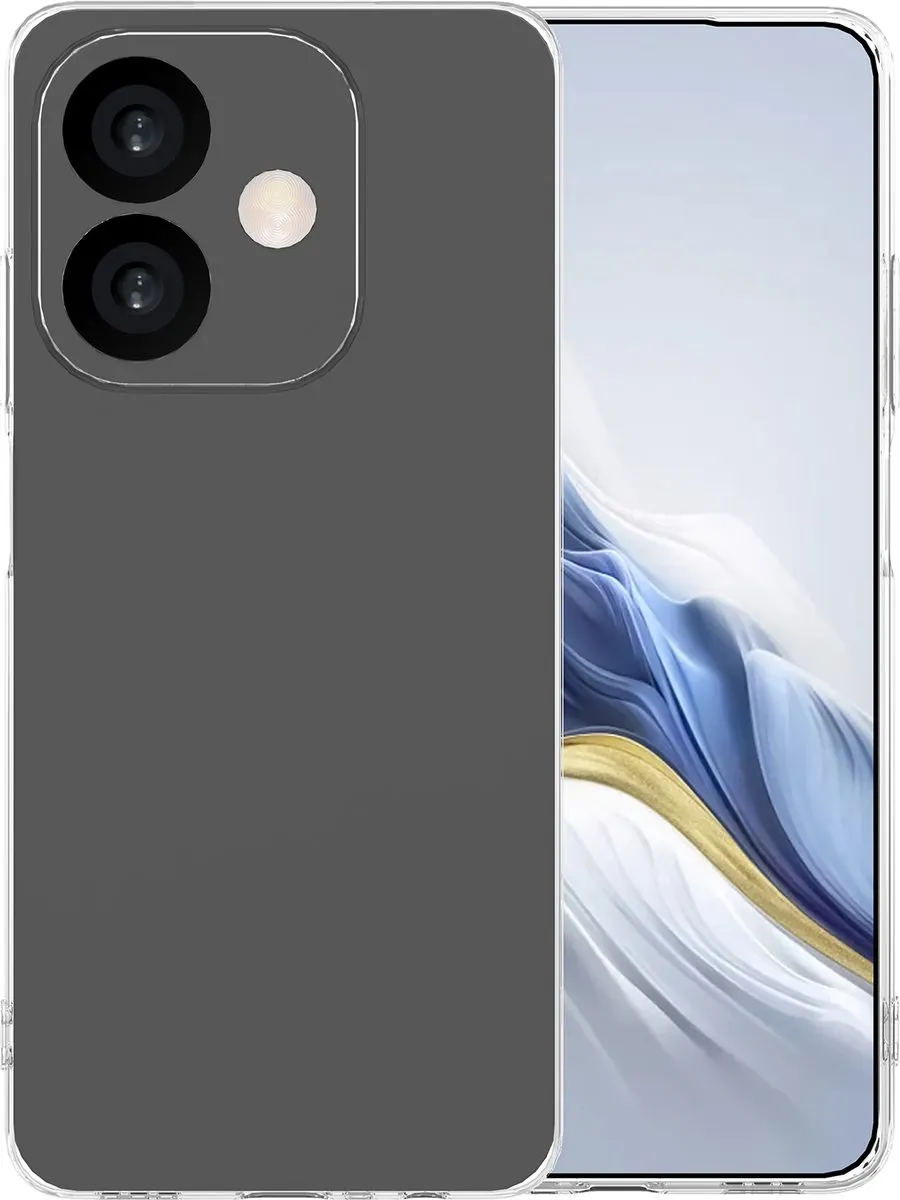 Just in Case Oppo A40/A40m/A60 5G Siliconen Hoesje - Transparant