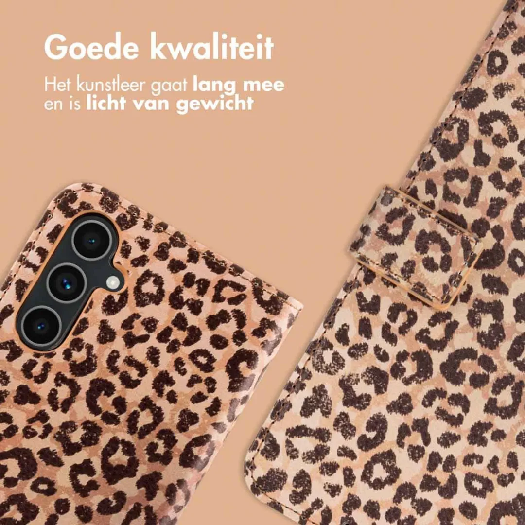 Imoshion Galaxy A54 Hoesje - Leopard Mood - 3 Pasjes