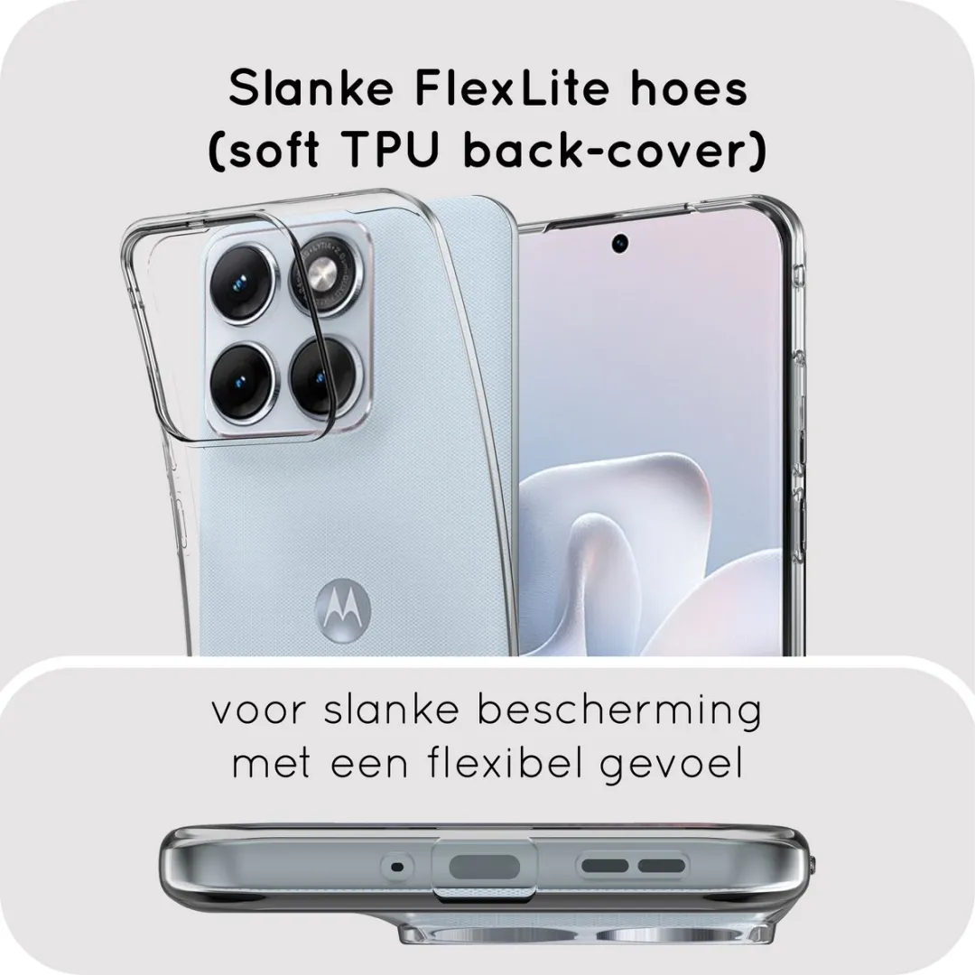 Just in Case Motorola Edge 70 Fusion Hoesje Siliconen MMT2906KL0 - Transparant - afbeelding 6 van 6