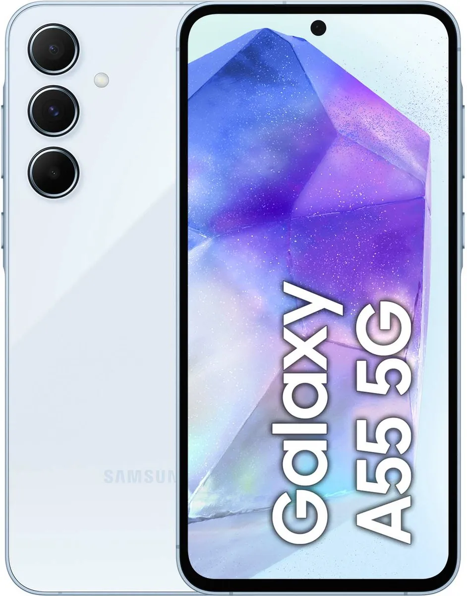 Samsung Galaxy A55 5G SM-A556BLBCEUB - 256GB - Awesome Iceblue
