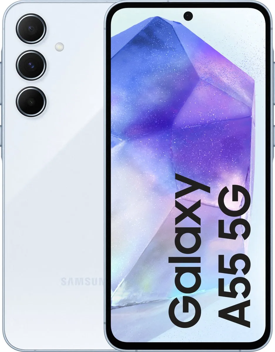 Samsung Galaxy A55 5G SM-A556BLBCEUB - 256GB - Awesome Iceblue