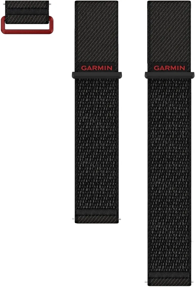 Garmin Nylon Bandje 24mm - Zwart