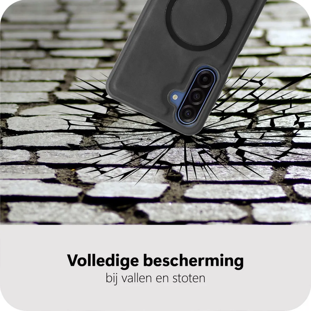 Just in Case MSA2802PS1M Bookcase Hoesje - Samsung Galaxy A17 - 3 Pasjes - Zwart
