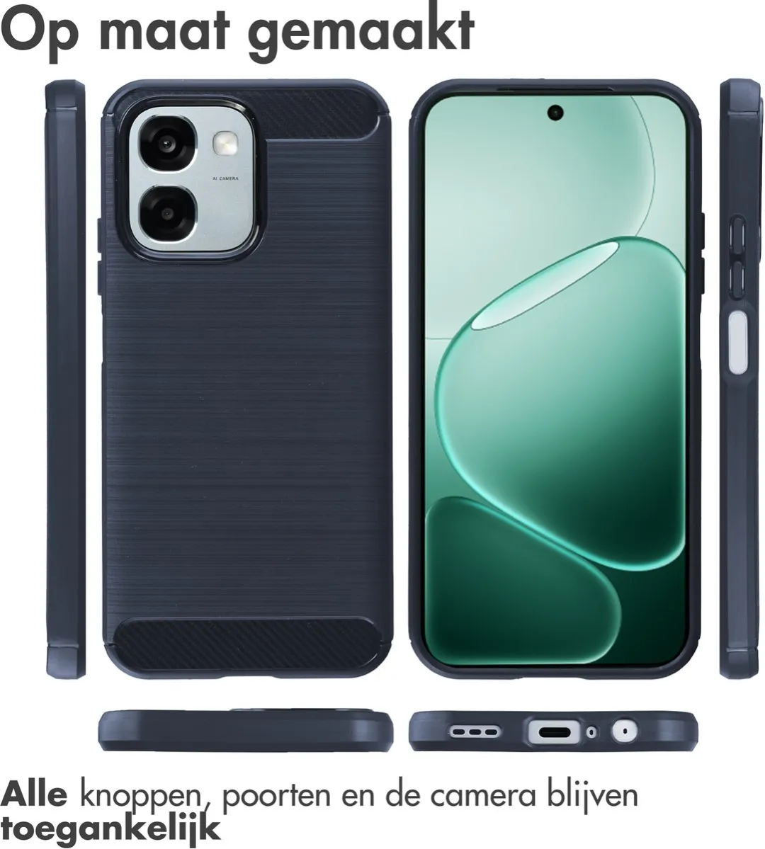 Imoshion Hoesje Oppo A6 5G - Donkerblauw