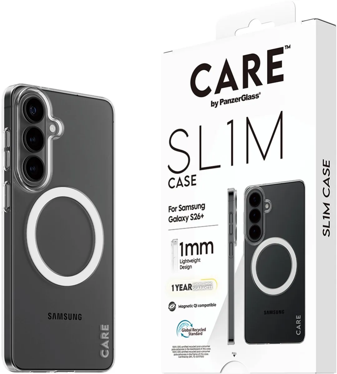 PanzerGlass SL1M Hoes Transparant Samsung Galaxy S26+