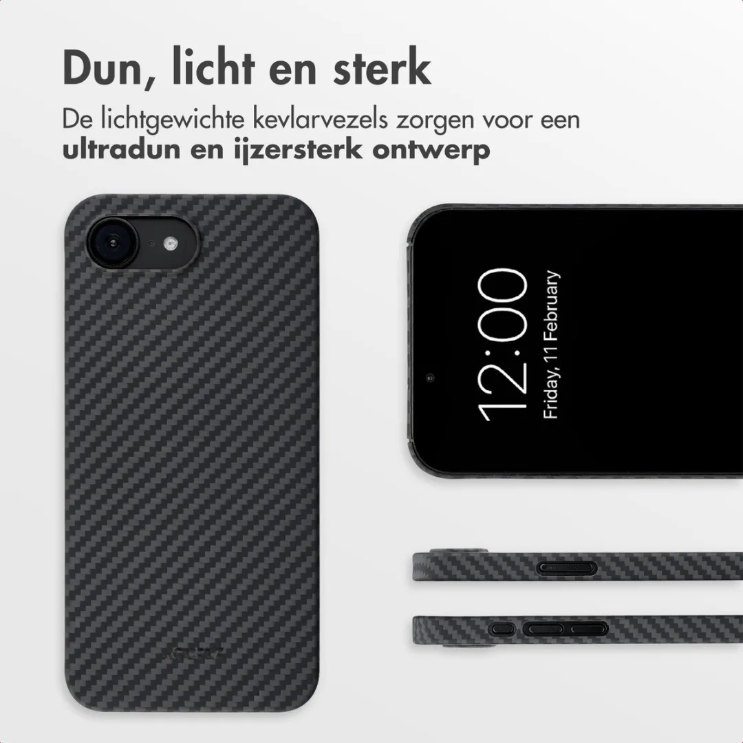 Accezz iPhone 16e Hoesje - Zwart