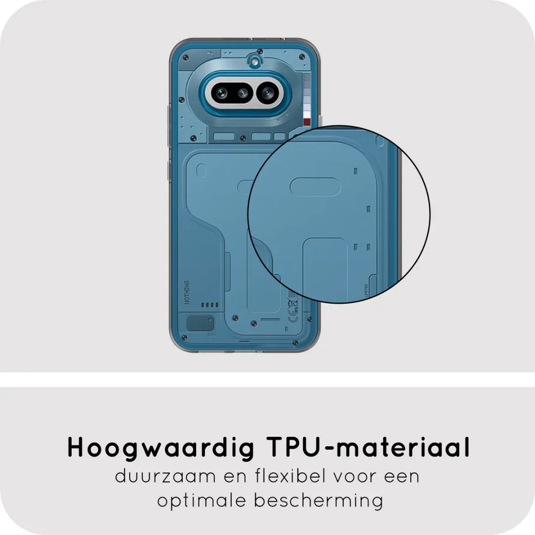 Just in Case Siliconen Hoesje Nothing Phone (4a) MNT2903KL0 - Transparant - afbeelding 6 van 6