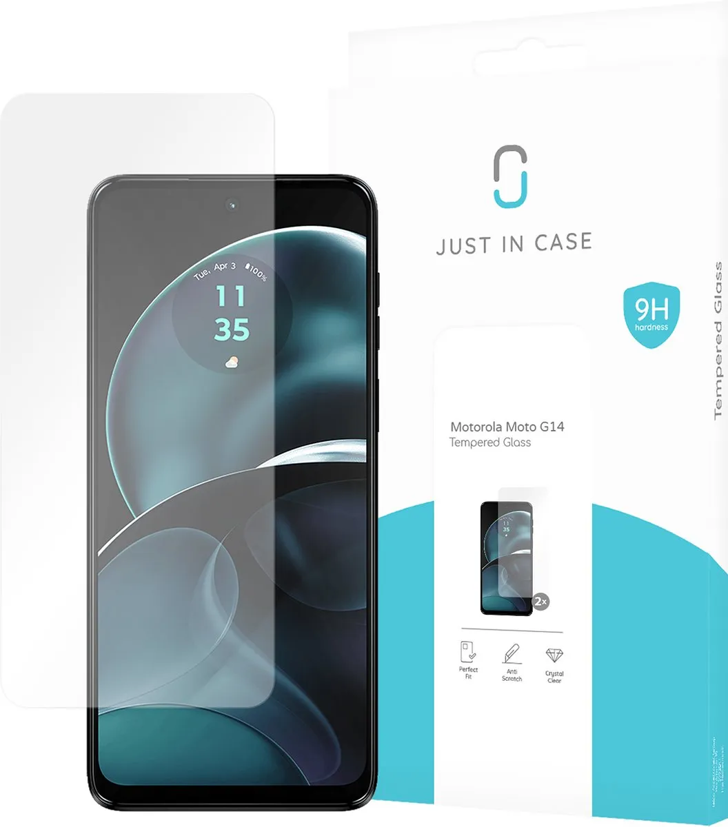 Just in Case Motorola Moto G14 Screenprotector - 2 Stuks