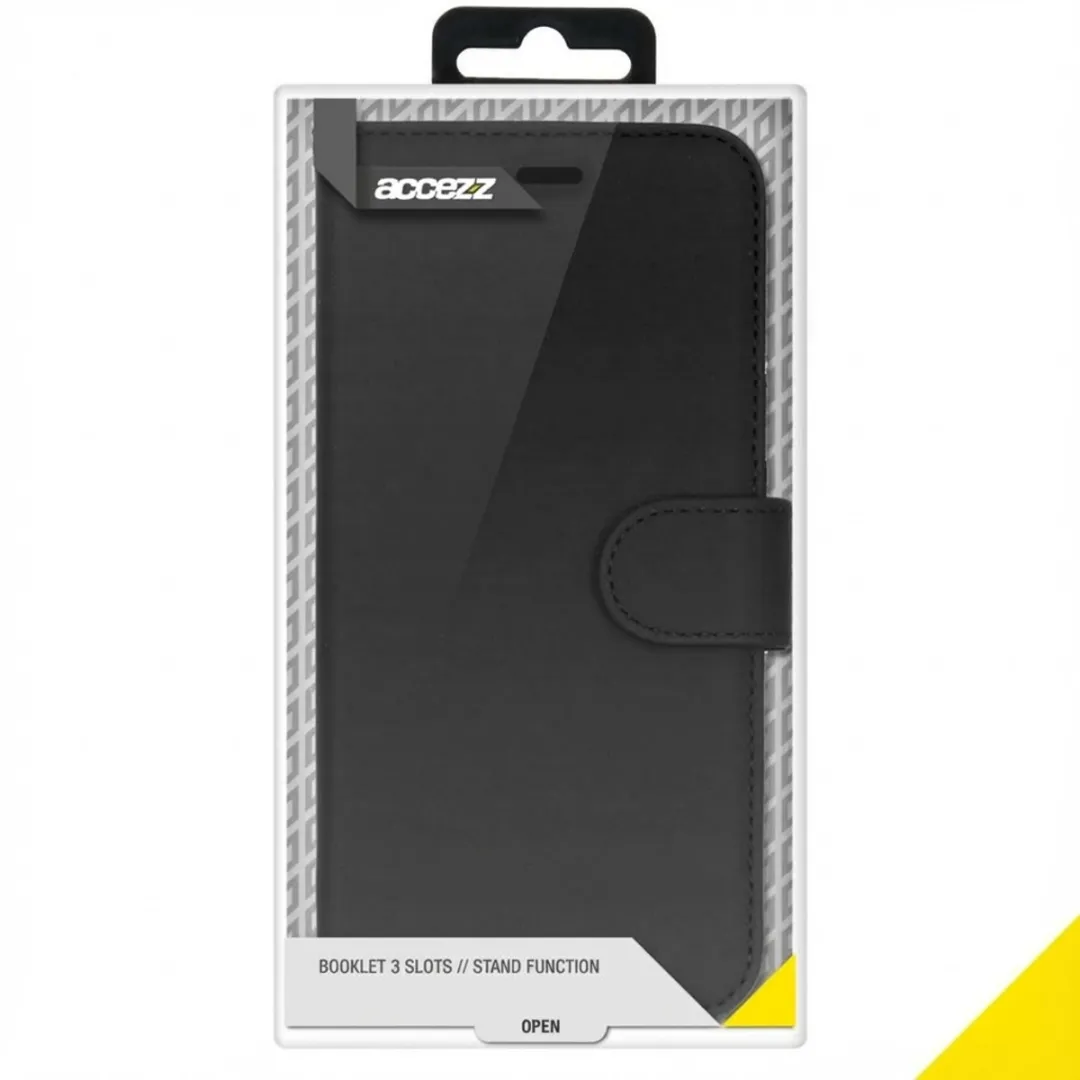Accezz Hoesje Samsung Galaxy A20s Wallet - 3 Pasjes - Zwart