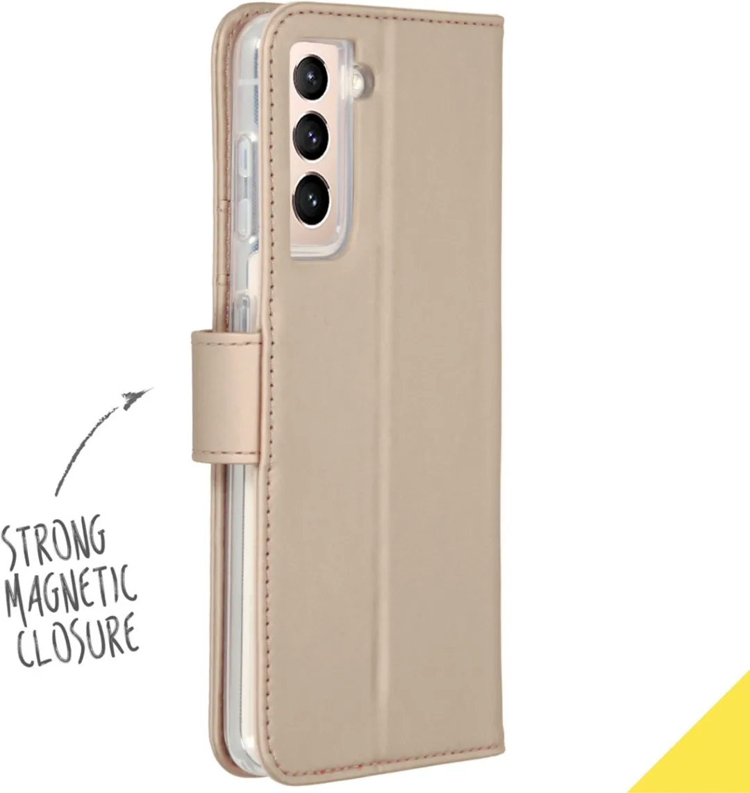 Accezz Hoesje Samsung Galaxy S21 Plus - Goud