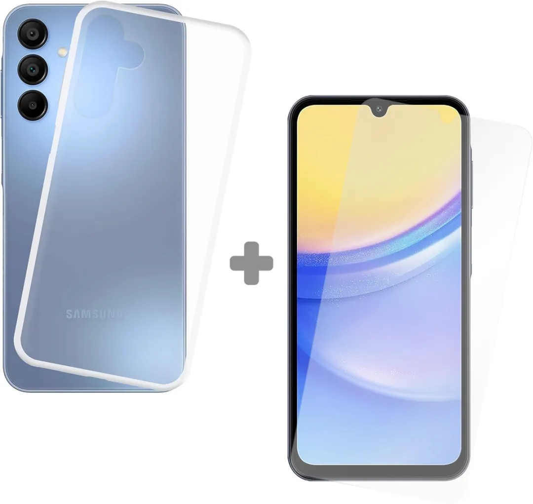 Just in Case Soft TPU Hoesje + Tempered Glas