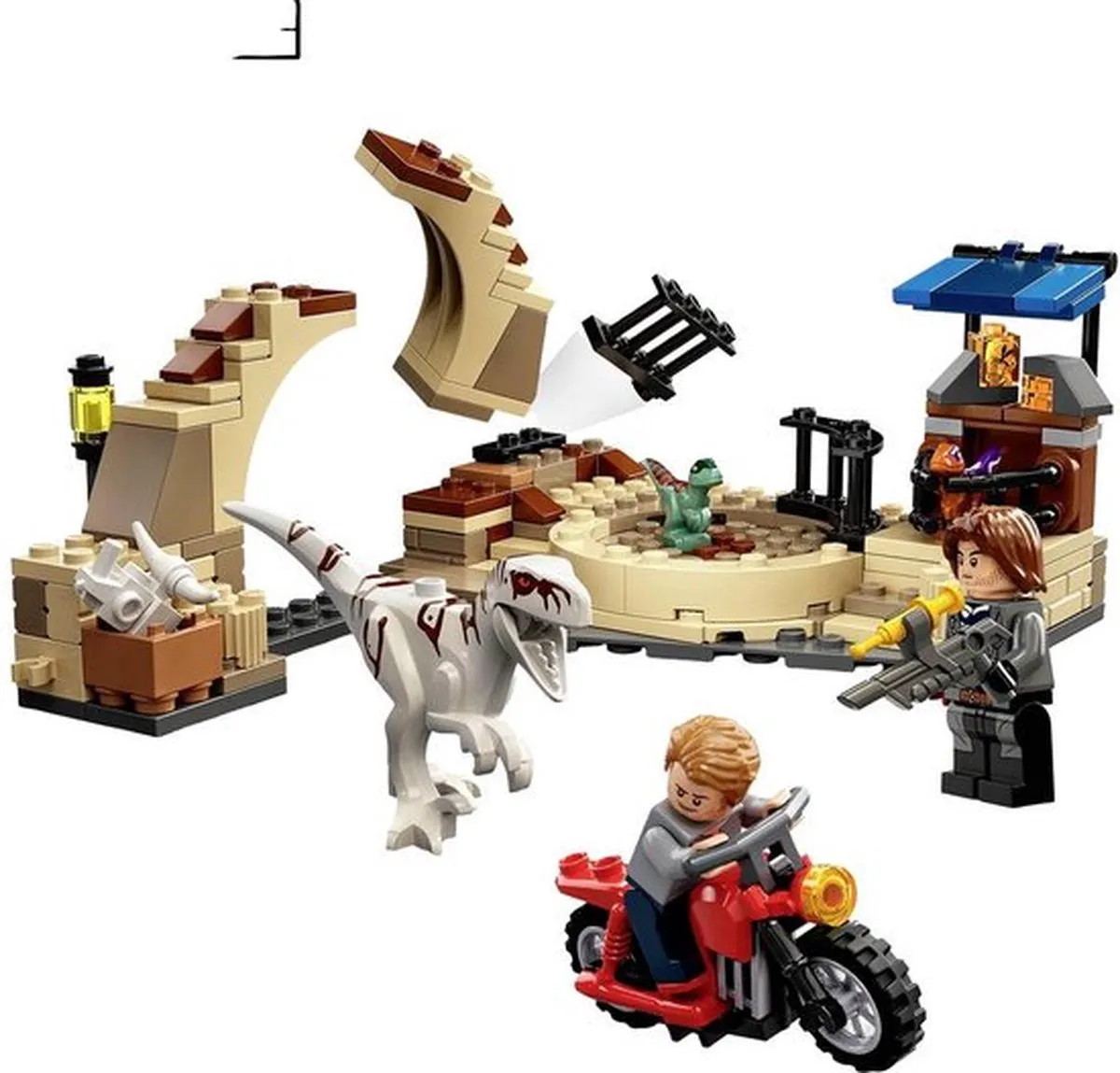 LEGO Jurassic World Atrociraptor Dinosaurus Achtervolging 76945 - afbeelding 4 van 6