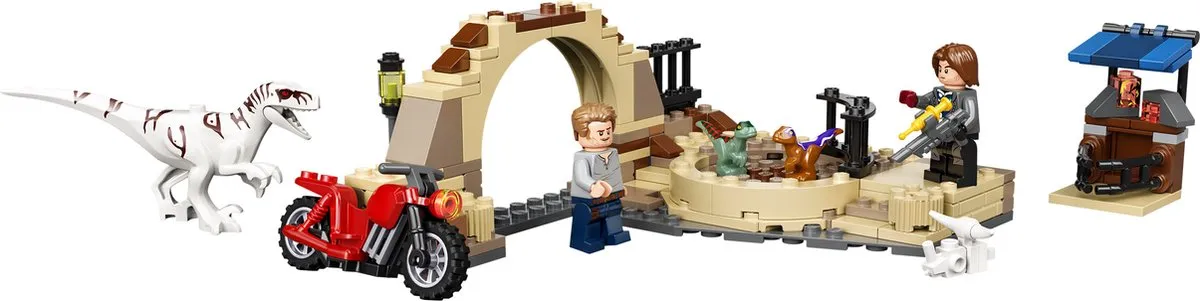 LEGO Jurassic World Atrociraptor Dinosaurus Achtervolging 76945 - afbeelding 5 van 6