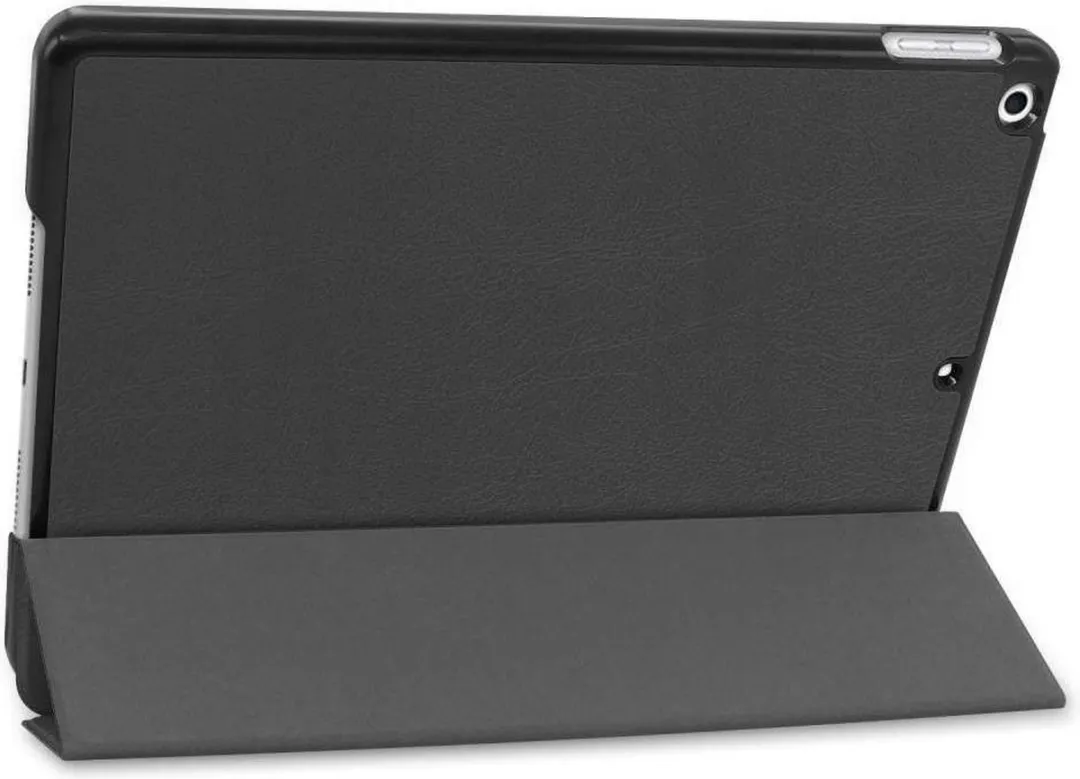 Just in Case Apple iPad 10.2 (2019) Smart Tri-Fold Hoes - Zwart