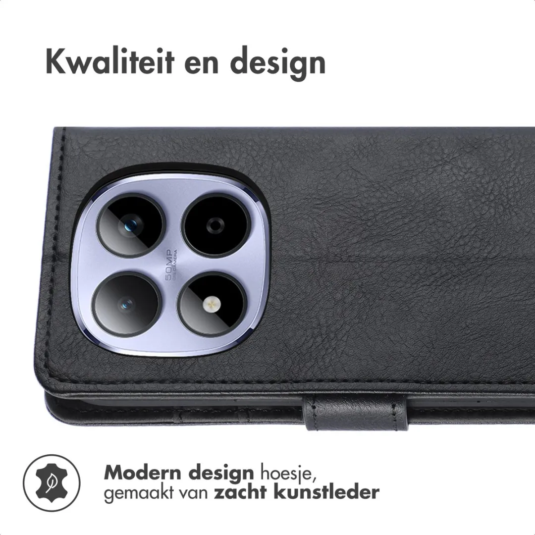 Imoshion Hoesje Xiaomi Redmi Note 15 Pro 4G - 3 Pasjes - Zwart