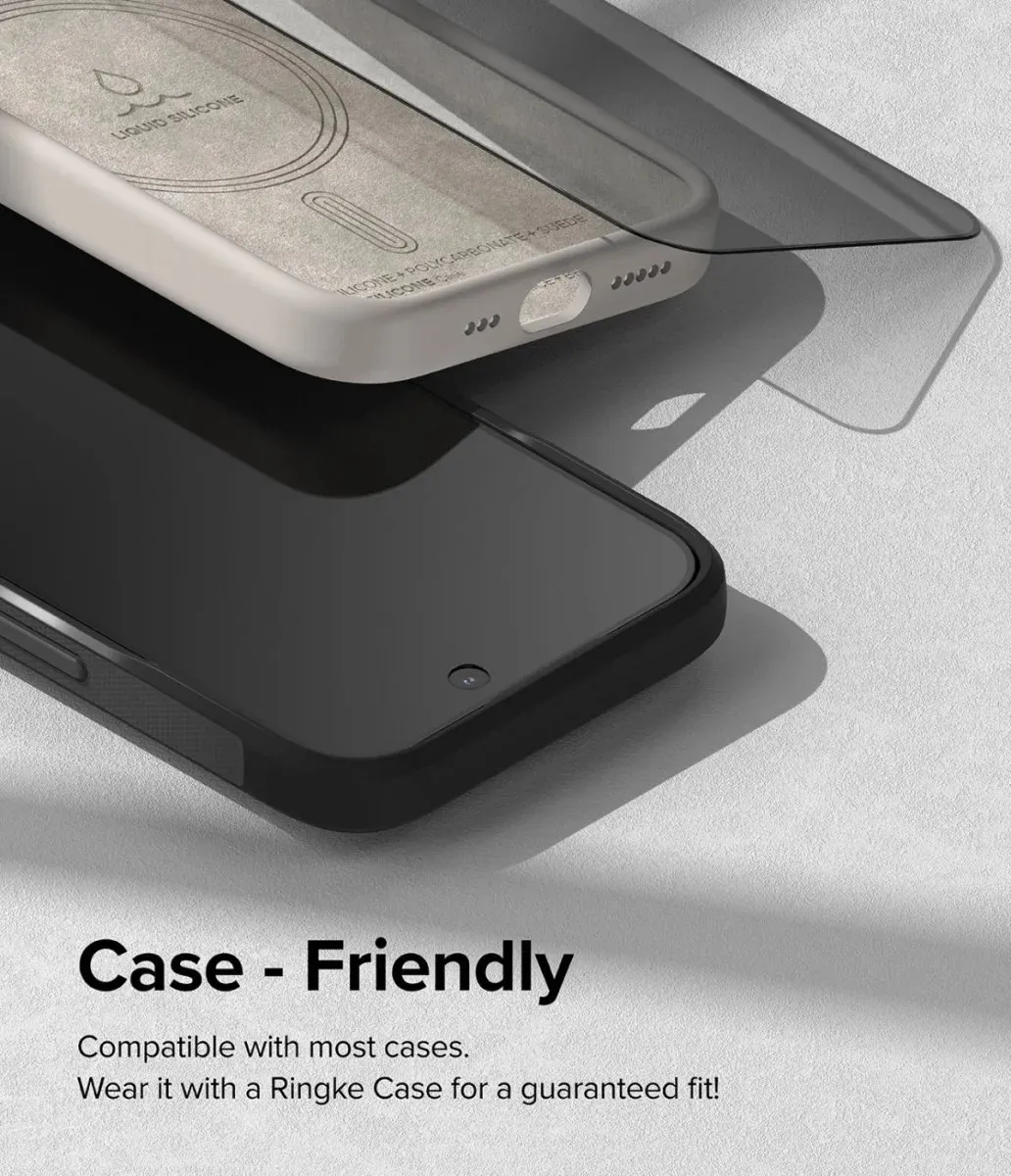 Ringke Privacy 9H Tempered Glass voor iPhone 15 Pro - 1 Stuk