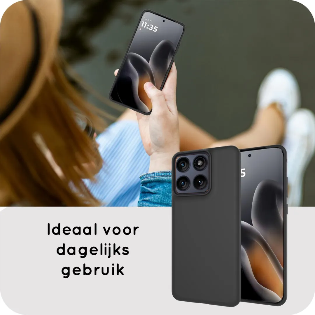Just in Case Motorola Edge 70 Fusion Hoesje Siliconen MMT2906KL1 - Zwart