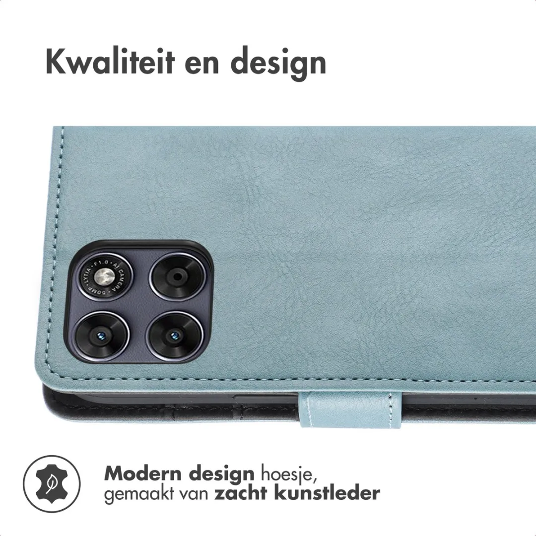 Imoshion Hoesje Motorola Moto G77 Lichtblauw - 3 Pasjes