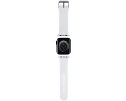 Karl Lagerfeld 3D Rubberen Hoofdband Apple Watch - Wit