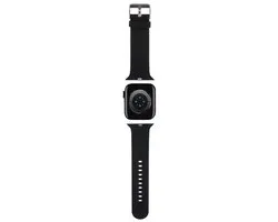 Karl Lagerfeld 3D Rubberen Hoofdband Apple Watch 38/40/41mm - Zwart