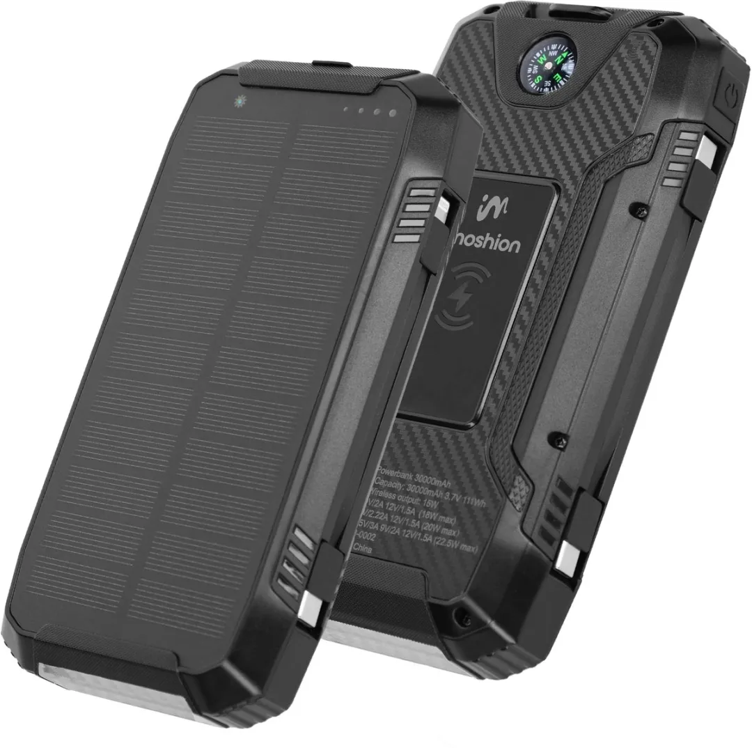 Imoshion SH00058911 Solar Powerbank 30.000mAh