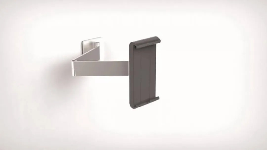 Durable Tablethouder Muur 13 Inch - Zilver