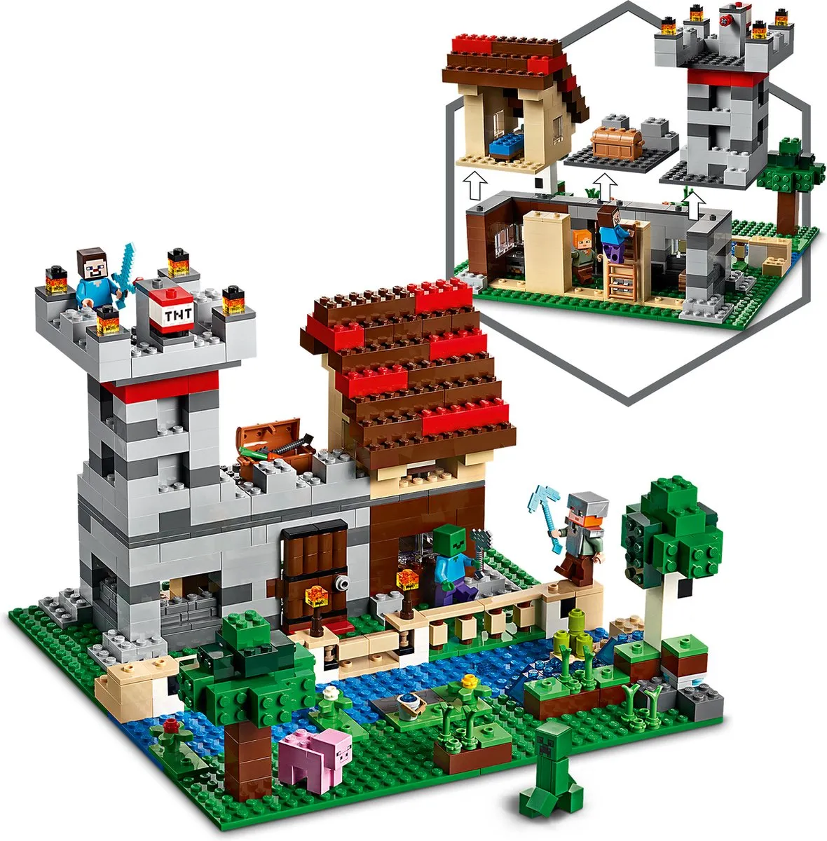 LEGO Minecraft The Crafting Box 3.0 21161 - 564 Stukken - afbeelding 3 van 6