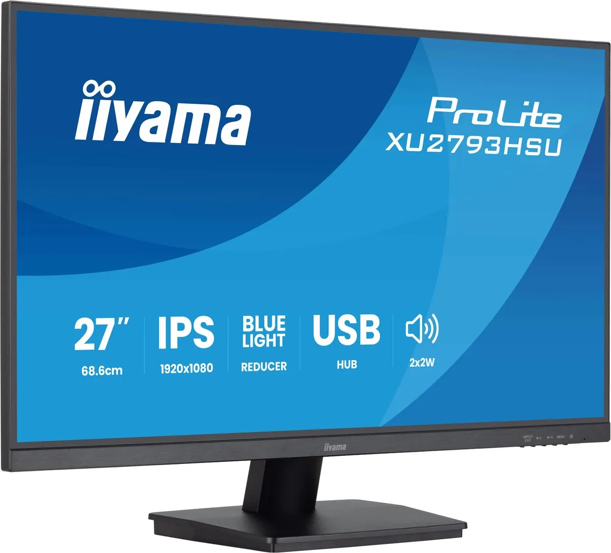 iiyama ProLite XU2793HSU-B7 Monitor 27" Full HD IPS
