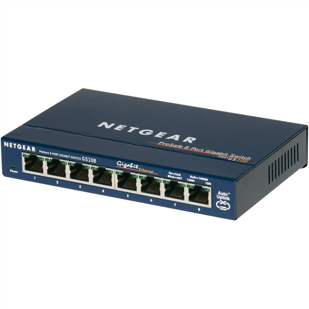 Netgear GS108 Unmanaged Switch 8 Poorten - 1Gbps