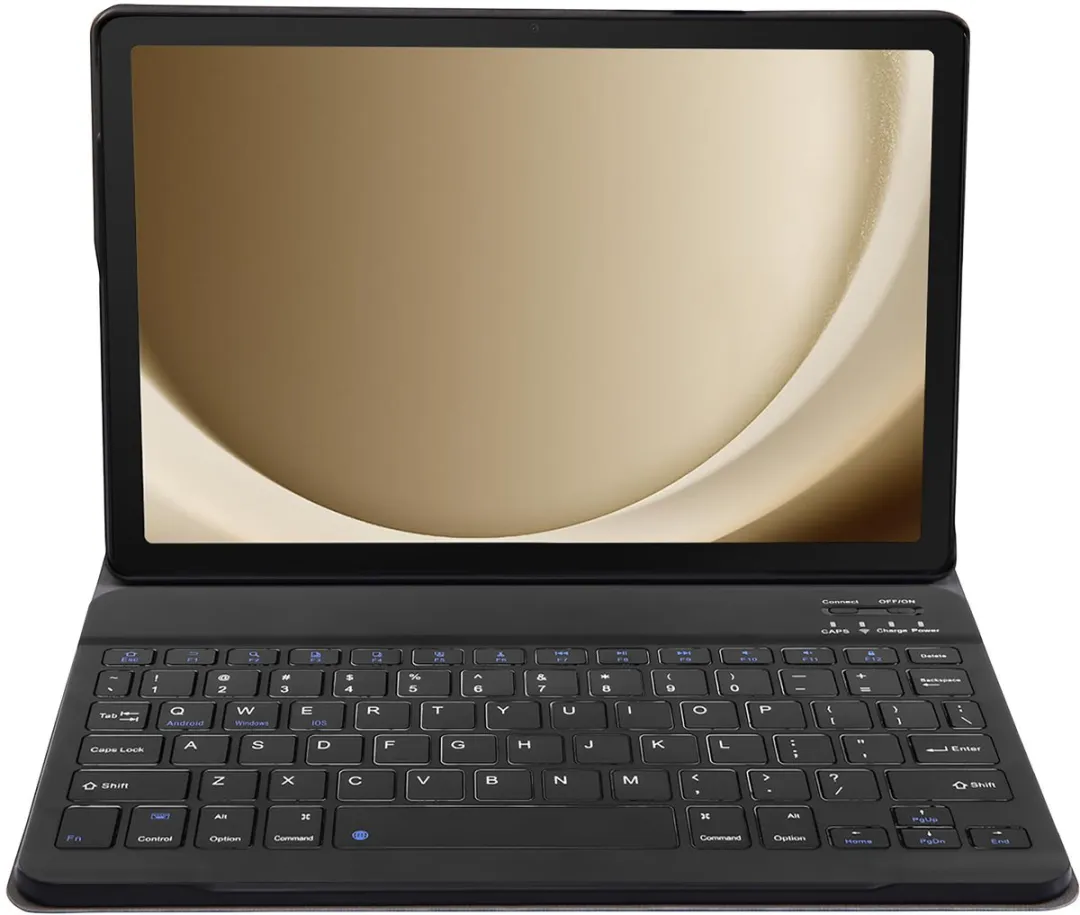 Just in Case Tablethoes met Toetsenbord 8328007 - Samsung Galaxy Tab A9+ - Zwart