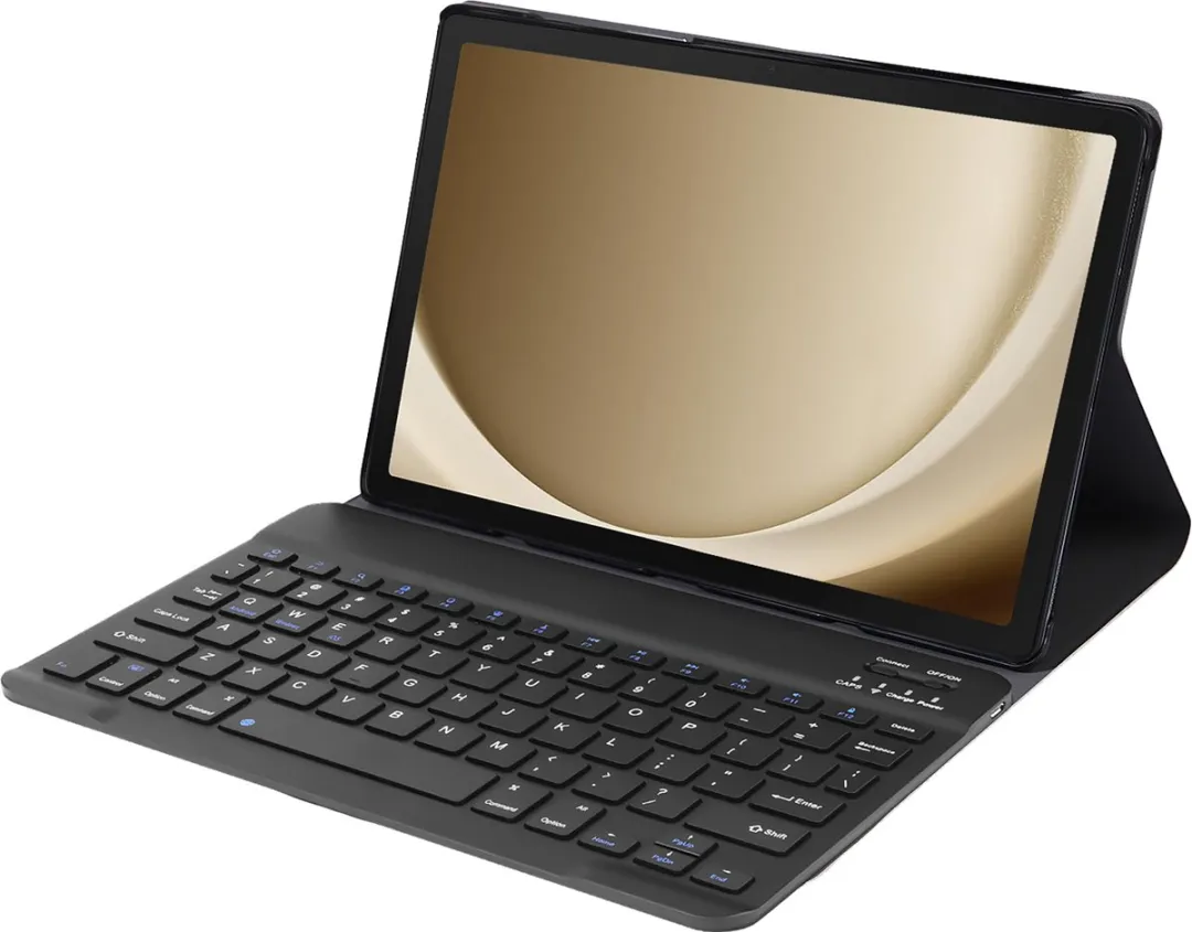 Just in Case Tablethoes met Toetsenbord 8328007 - Samsung Galaxy Tab A9+ - Zwart