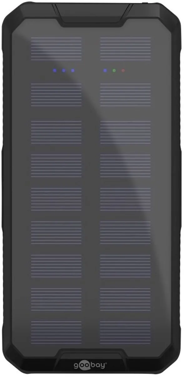 Goobay Powerbank 20.000mAh Fast Charge Solar