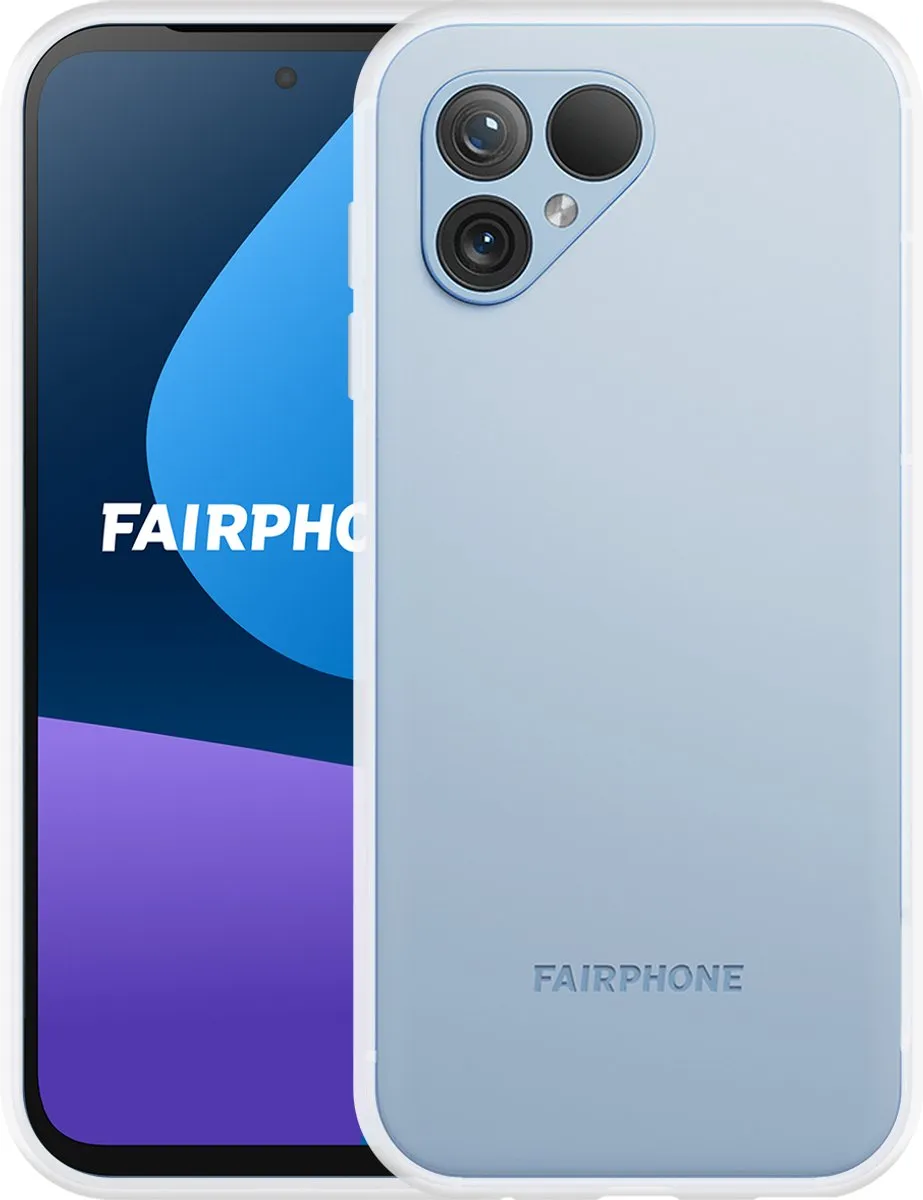Just in Case Soft TPU + Tempered Glas Hoesje Fairphone 5 - 8316295 - Transparant