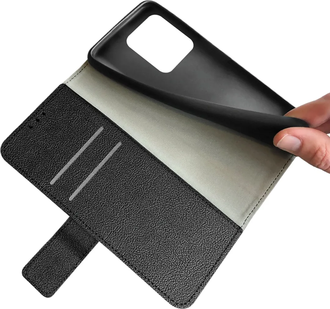 Just in Case Bookcase Classic Hoesje 8502049 - Motorola Edge 50 Pro - Zwart