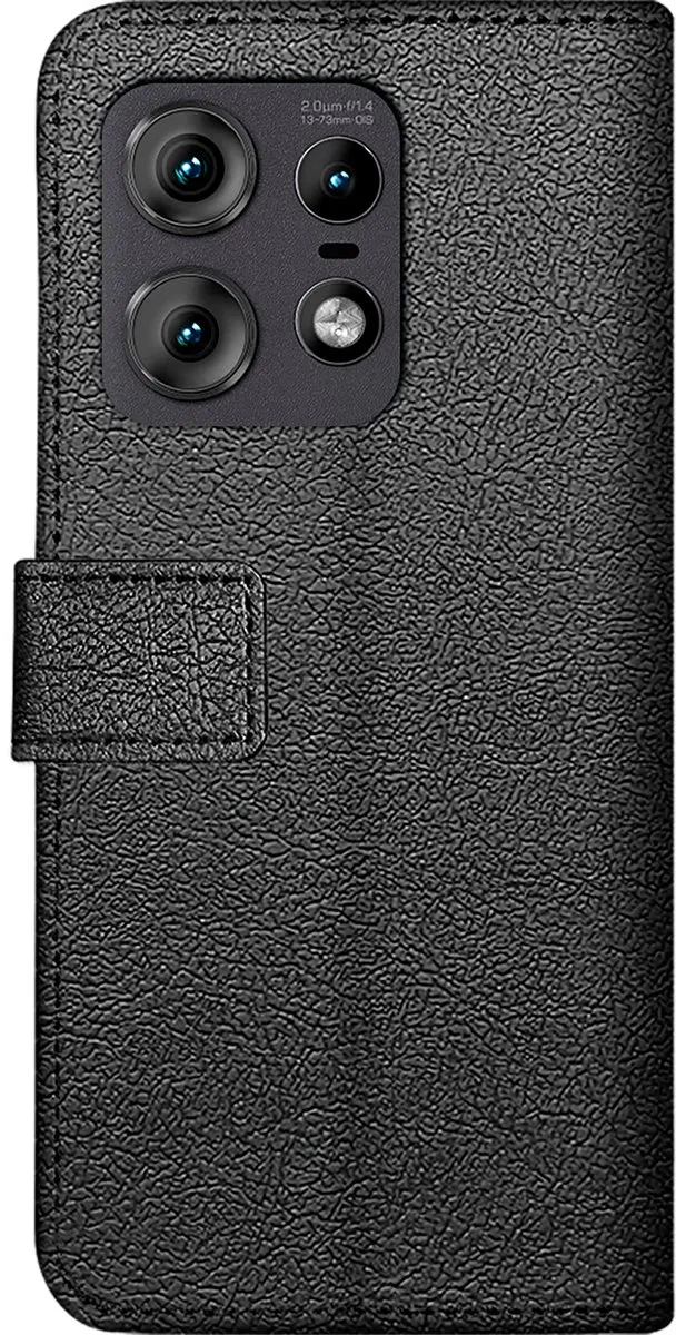 Just in Case Bookcase Classic Hoesje 8502049 - Motorola Edge 50 Pro - Zwart