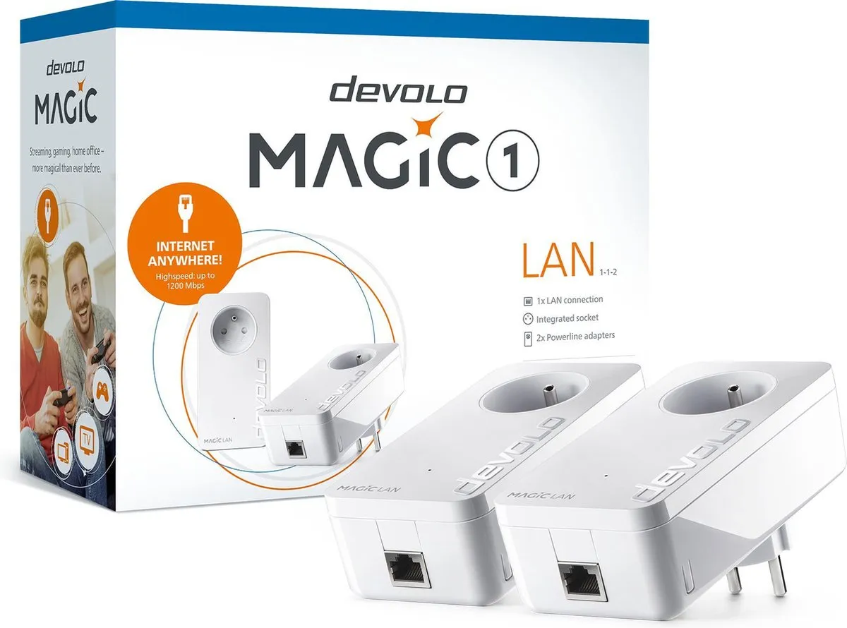 Devolo Magic 1 LAN Starter Kit 2 Stuks - 2x Ethernet