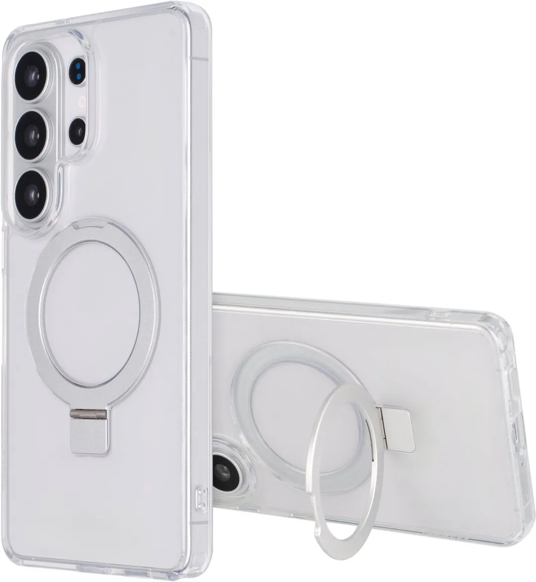 Accezz Hoesje Samsung Galaxy S26 Ultra Magnetische Ring - Transparant