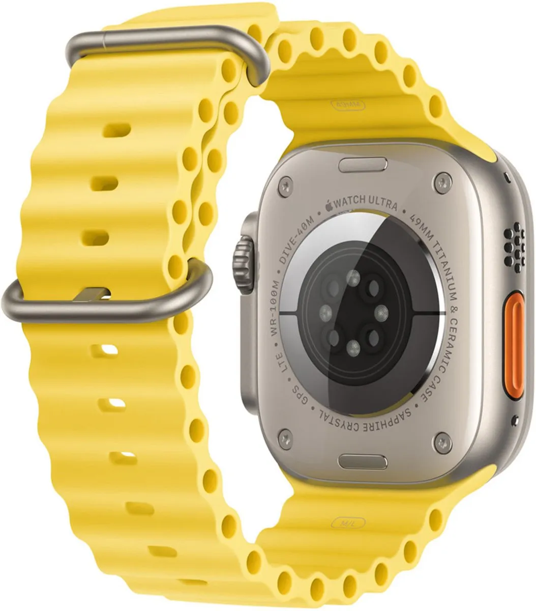 Apple Watch Ultra Geel Horlogeband - 49mm
