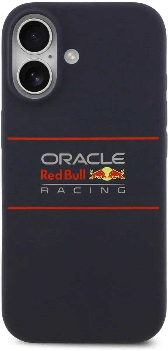 Red Bull Racing iPhone 17 Hoesje MagSafe - Donkerblauw RBR-Silicone-MagSafe-iPhone17-DB