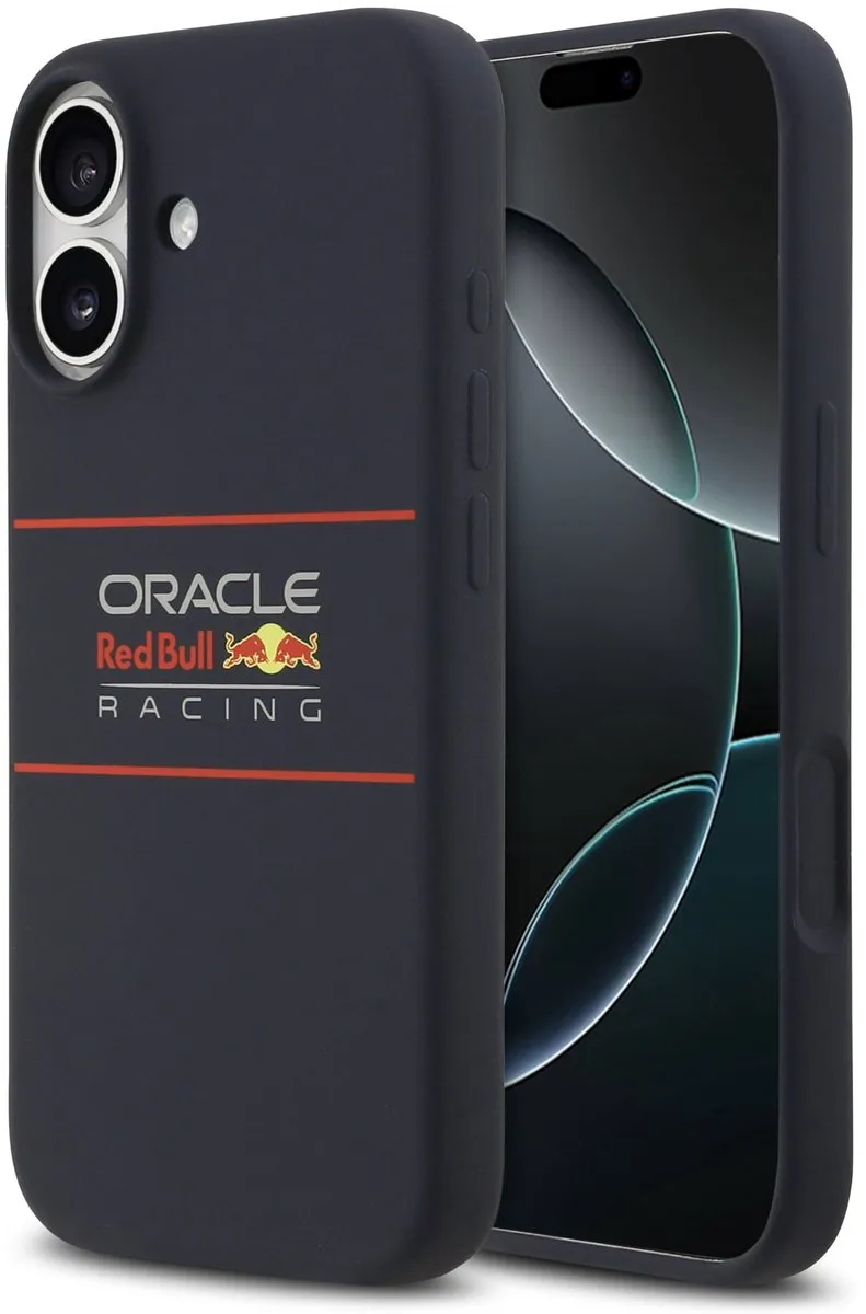 Red Bull Racing iPhone 17 Hoesje MagSafe - Donkerblauw RBR-Silicone-MagSafe-iPhone17-DB